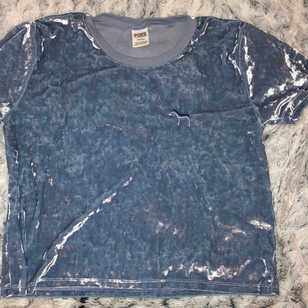 Pink Victoria Secret Velvet Top Size Large
